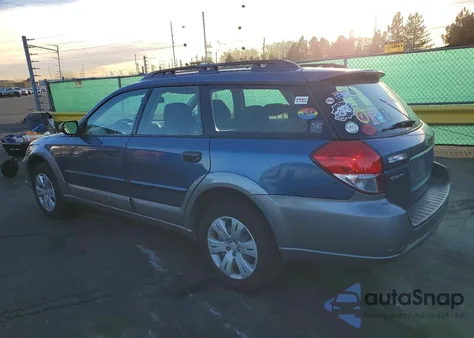 2008 Subaru Outback from USA, damaged, VIN 4S4BP60C687315658
